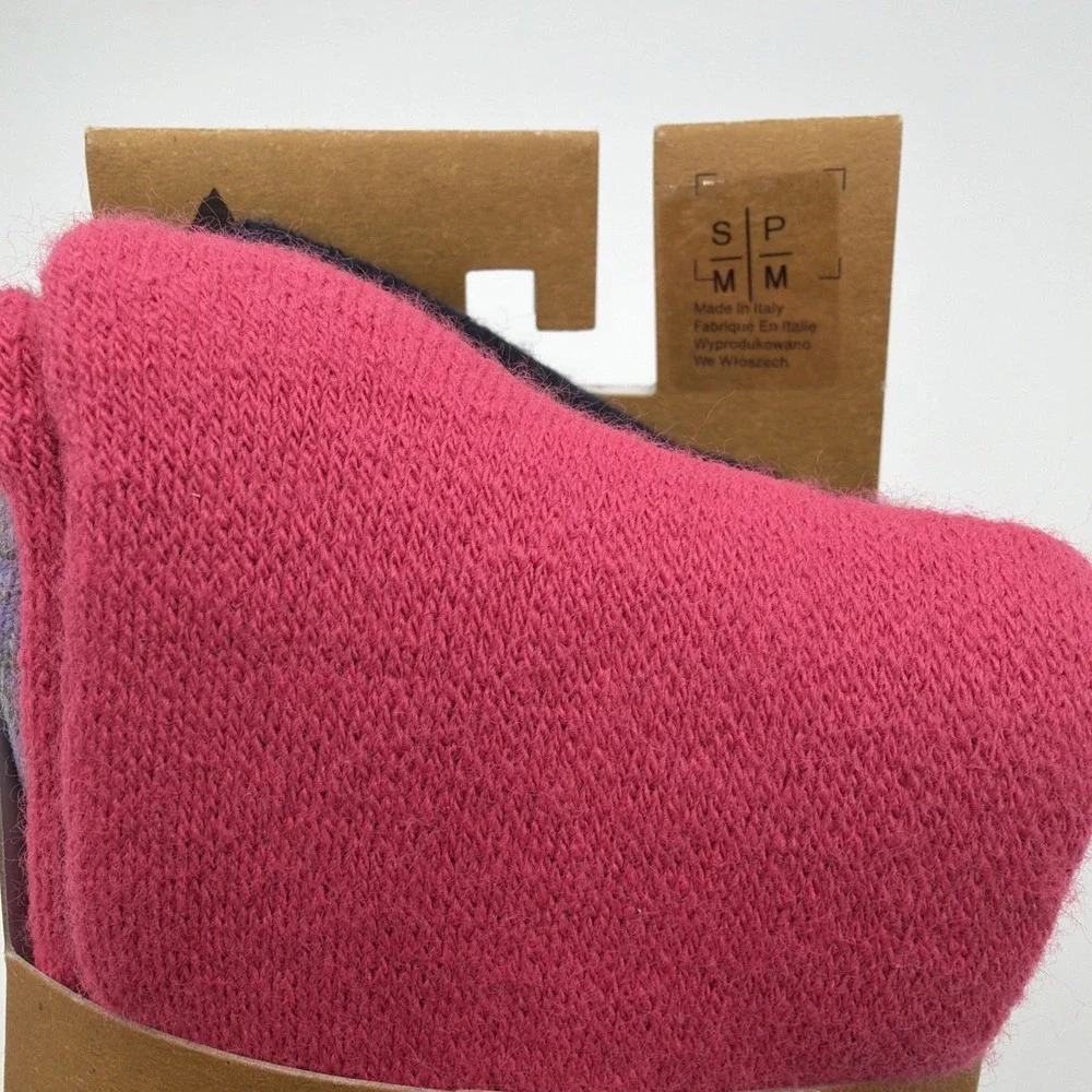 2‎ Pair Burton Weekend Midweight Kids Small/Medium 12.5-1.5 Fuchsia Fusion Socks